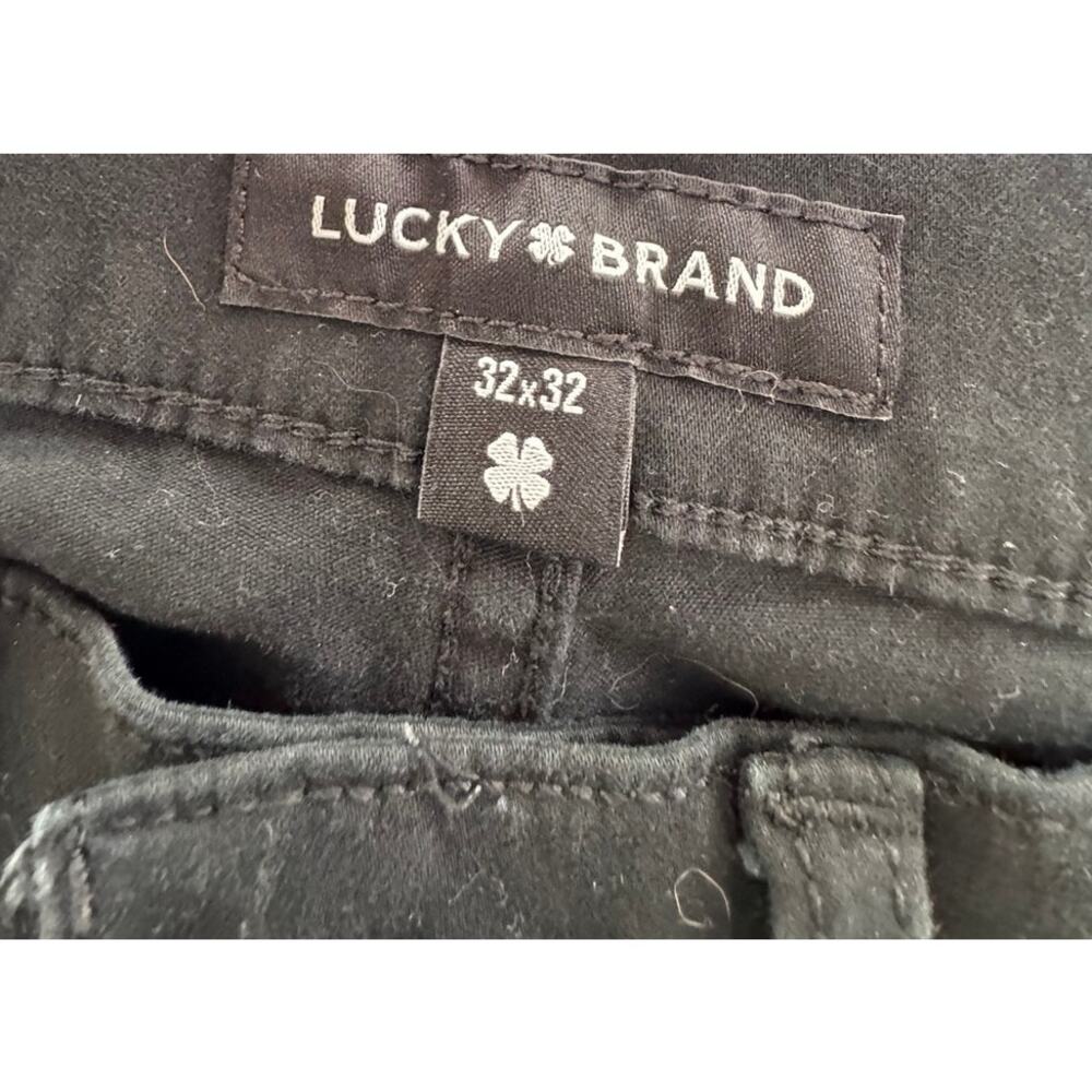 Lucky Brand 121 Slim Straight Mens 32 x 32 Black Pants - Picture 3 of 14